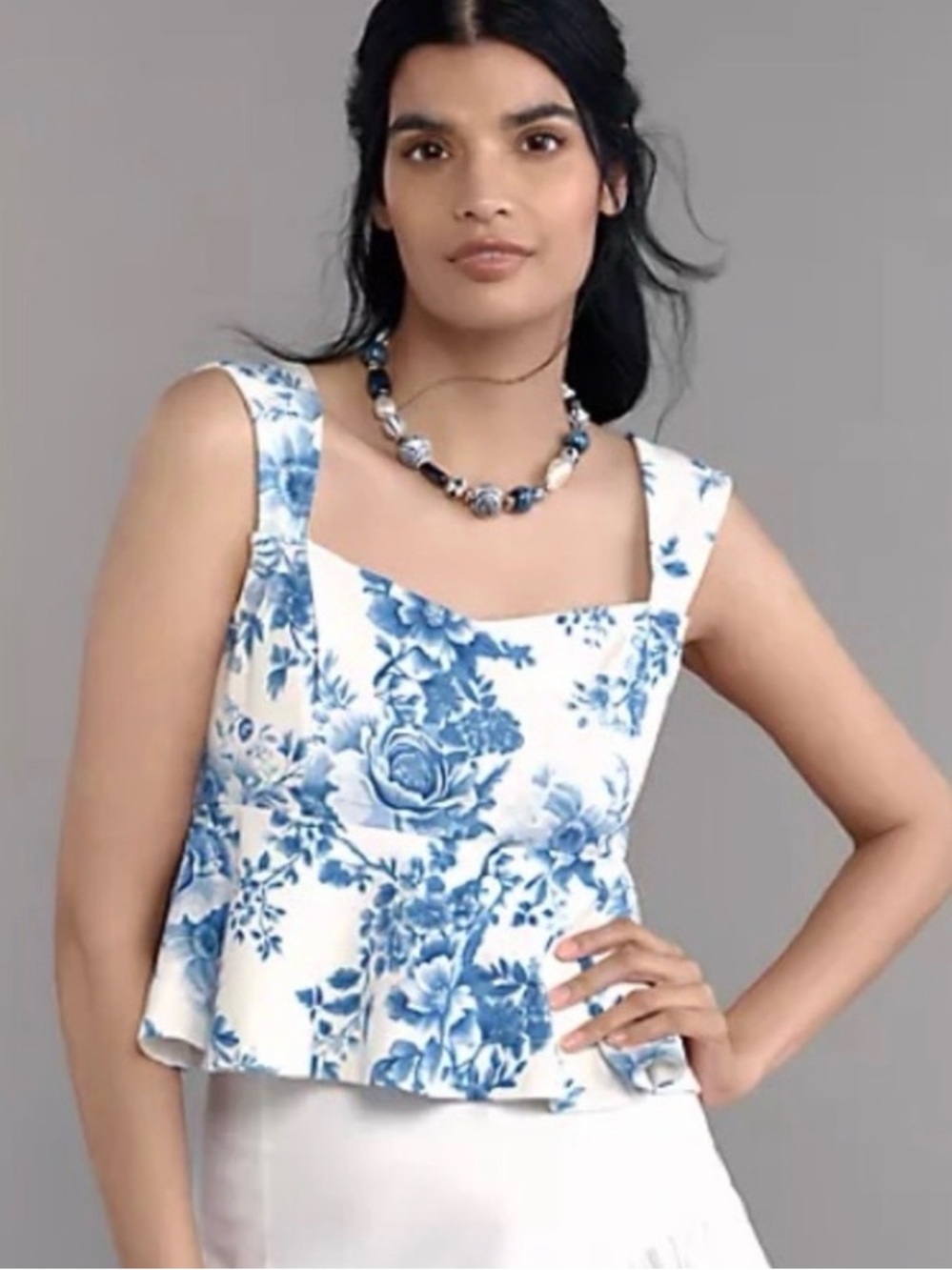 NWT - Anthropologie Maeve Peplum Top - S